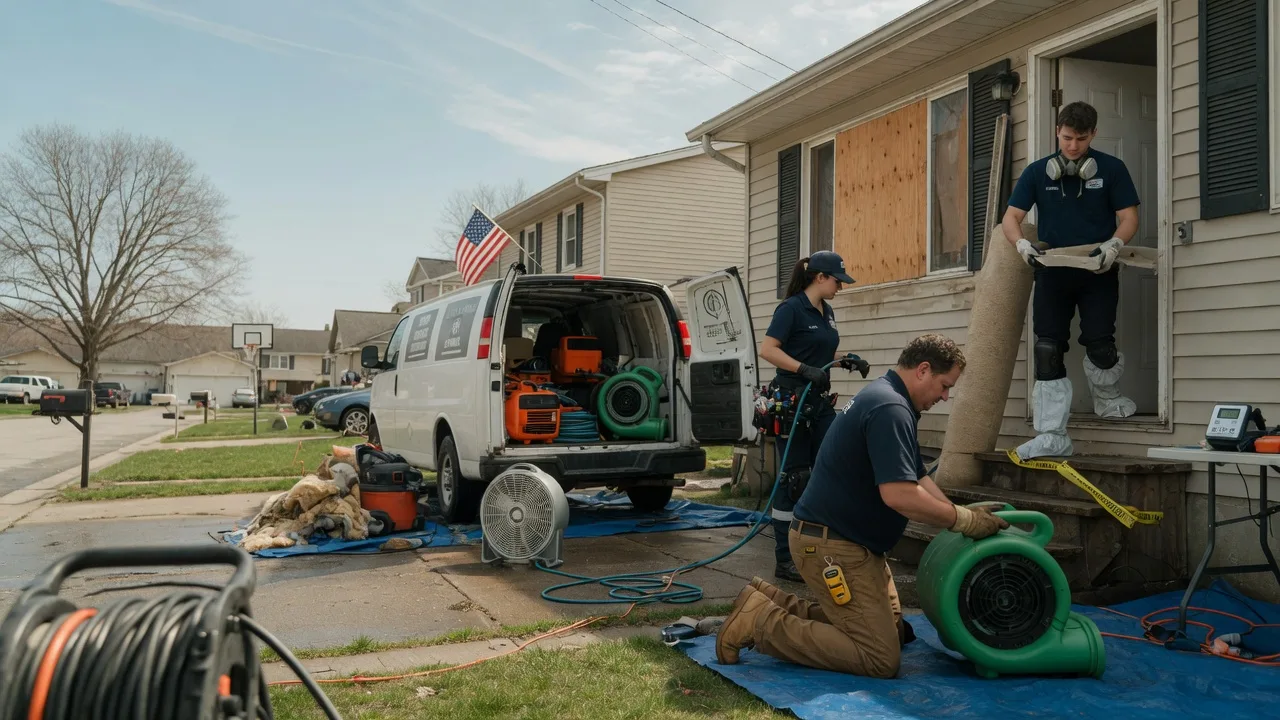 Water Damage Restoration in Foosland, IL near me